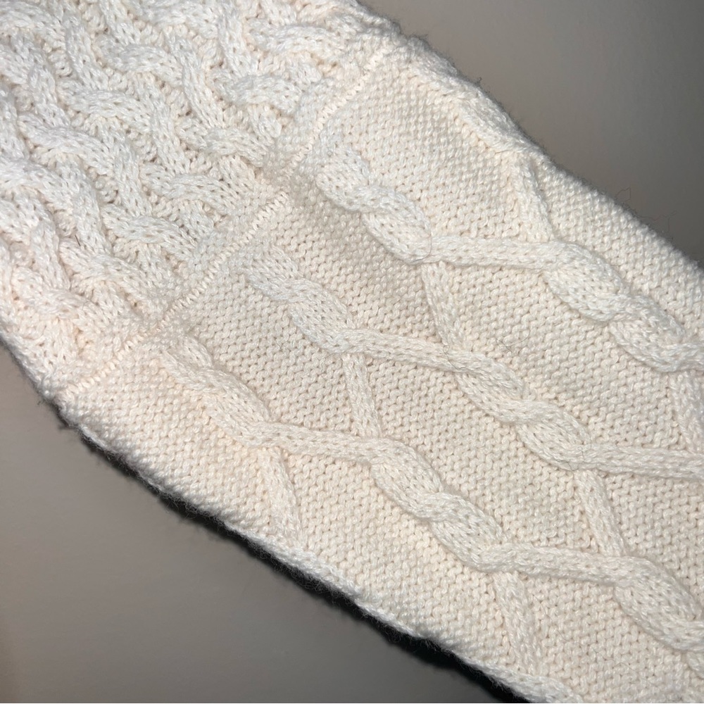 Express Tricot Vintage 90’s Cable Knit Cowl Neck Sweater Sweater Dress Italy Med - Picture 6 of 14